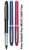 PEN UNIBALL UB247 ROLLERBALL GRIP LIQUID INK 05MM RED 12PK